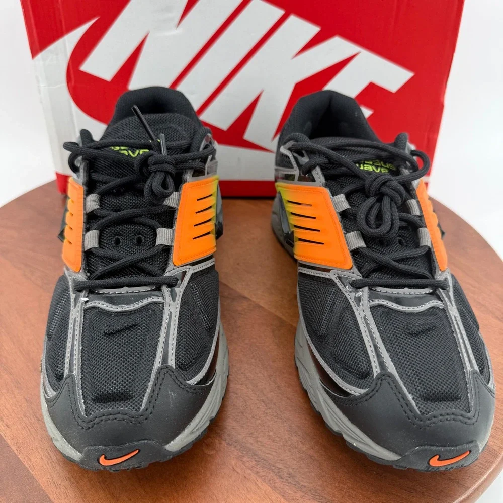Nike Air Pegasus Wave Black Flat Pewter Mens 8.5/Womens 10 Running Shoe Sneakers
